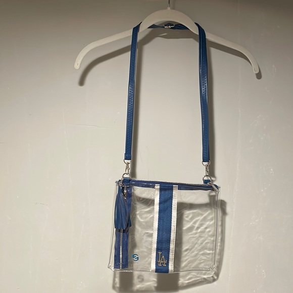 Bags La Dodgers Mlb Clear Crossbody Stadium Bag Bluewhite Poshmark